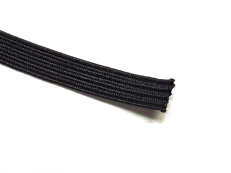 Flat Elastic Lace - 5.5mm x 5m - Black