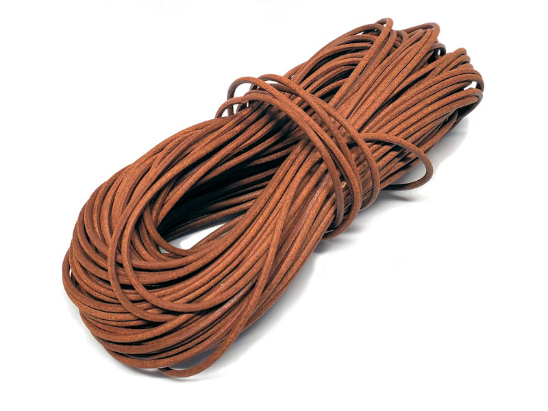 Leather Cord - Round - 1.8mm - Brown